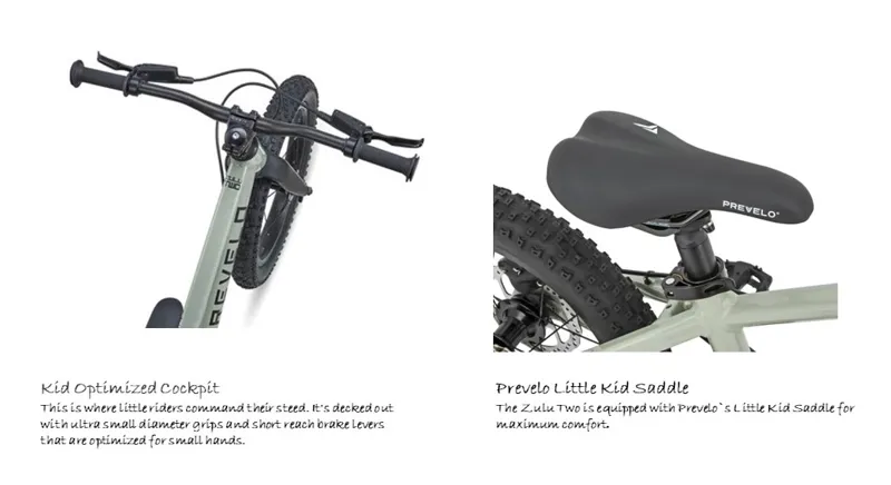 Prevelo Zulu Two 16 Inch Kids Complete Bike Go-Go Grey-4